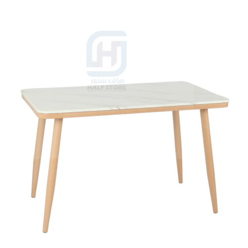 طاولة مفردة بديل رخام بهيكل حديد رقم 9204-47