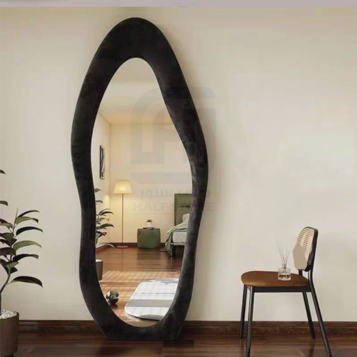 مرآة (مراية) بوكليه اطار اسود رقم 10619