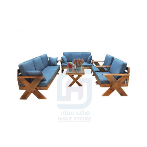 طقم جلسة خارجية خشب رقم G-030