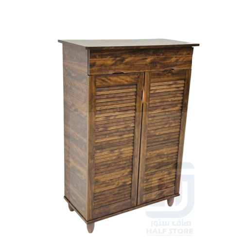 دولاب أحذية خشب بني ماليزي 2باب 1درج رقم SC-861516...