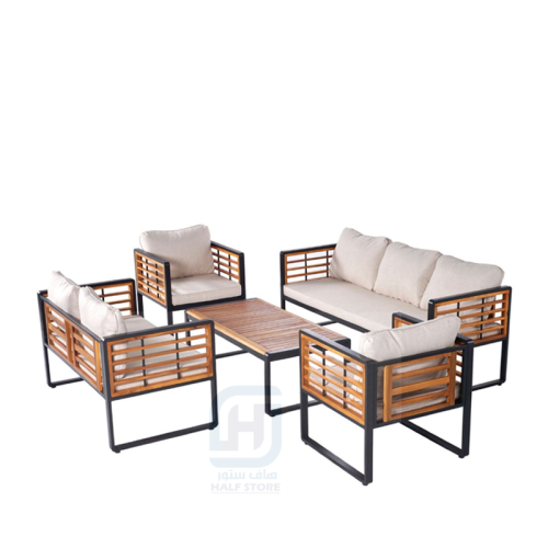 طقم جلسة خارجية فيتنامي 7اشخاص 5قطع رقم HBT-000119