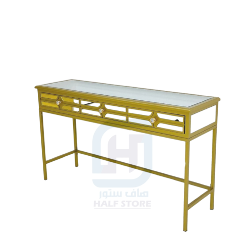 مدخل (كونسول) زجاج هيكل حديد 3درج رقم M-21