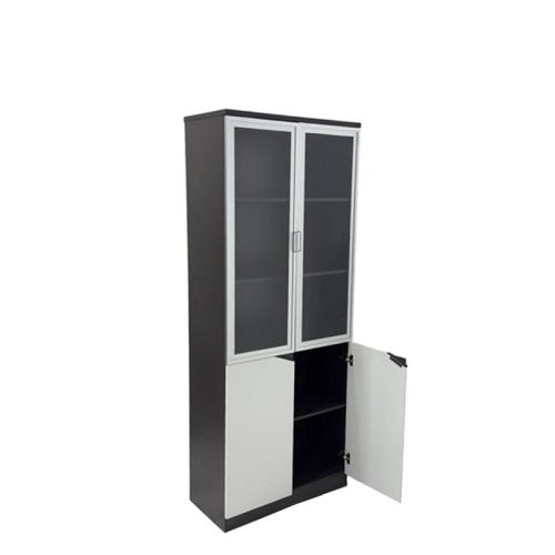 دولاب مكتب خشب 2باب 3رفوف رقم TR-502WG