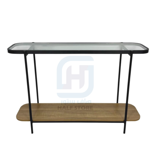 كونسول (مدخل) 2دور بسطح زجاج هيكل حديد رقم SFX3003...