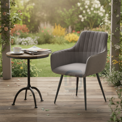 كرسي مفرد قماش ارجل حديد رقم CH-84