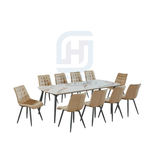 طاولة طعام سيراميك 10كراسي رقم M005-1