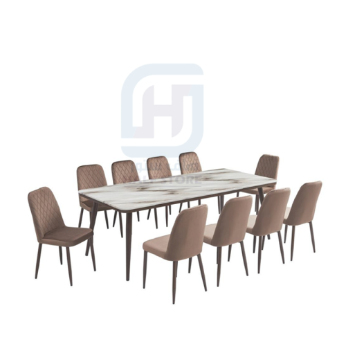 طاولة طعام رخام 10كراسي رقم M005-1