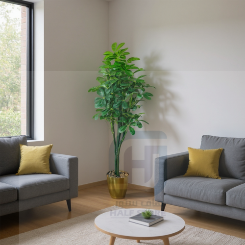 شجرة صناعية بمركن بلاستيك رقم 00093