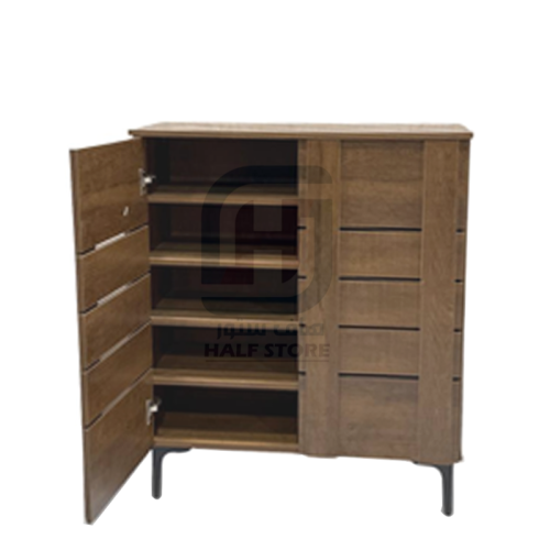 دولاب احذية (جزم) خشب بني 2باب 5رفوف رقم 11-210PER