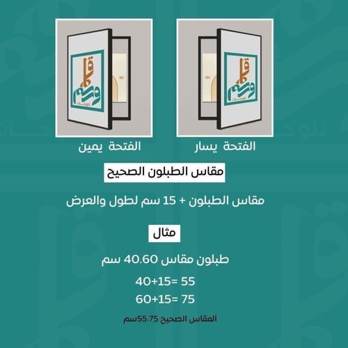 لوحة طبلون عادي اللهم اسعد اهل هذا البيت ومن زاره