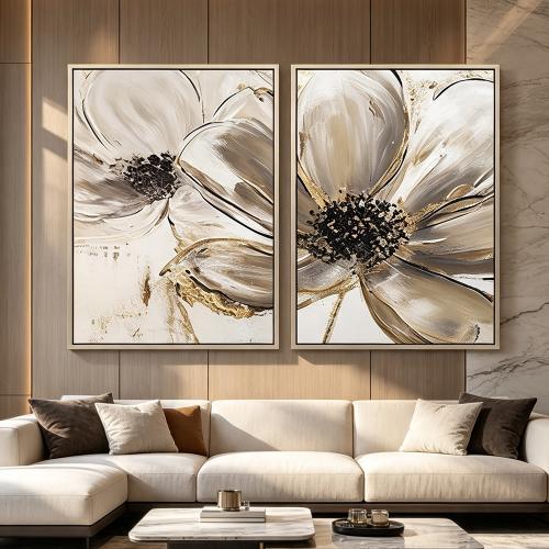لوحة ثنائية تصميم مودرن للصالات والمجالس