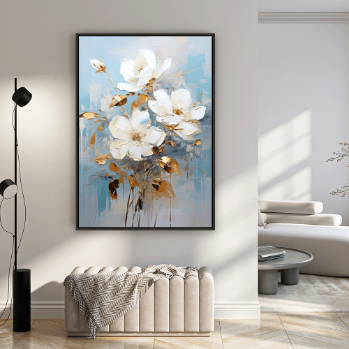 لوحة اخفاء طبلون مغناطيس ورد تصميم عصري