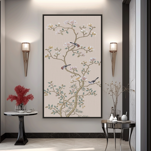 لوحة جدارية فن تجريدي تصميم عصري