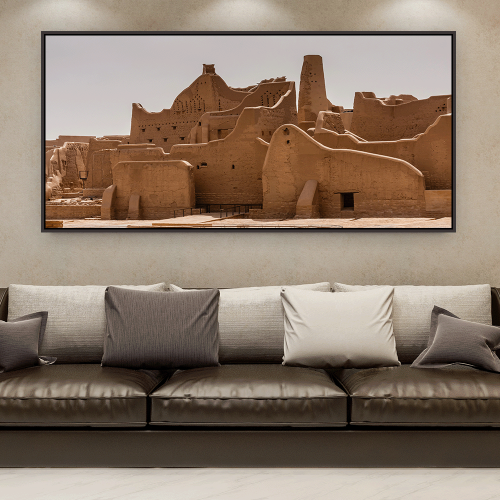 لوحة عرضية تراث بتصميم عصري