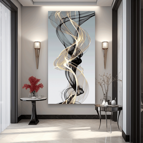 لوحة جدارية تجريدي تصميم عصري