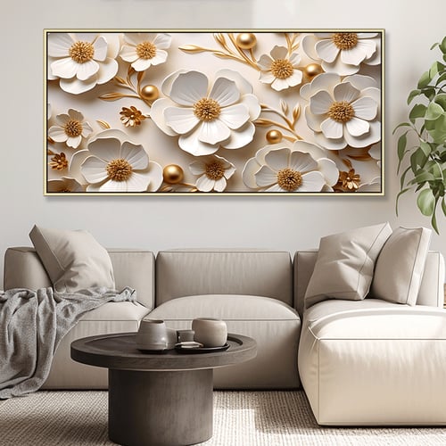 لوحة ورود تصميم عصري