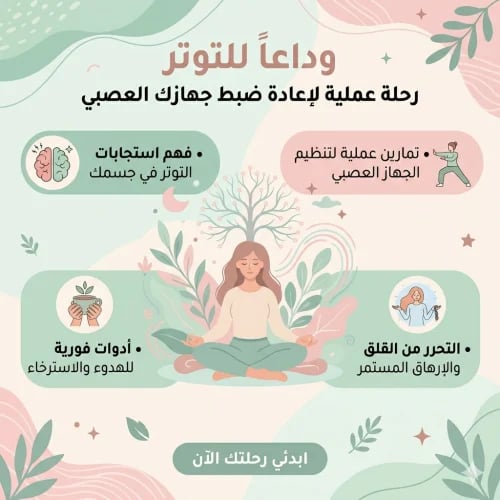 وداعاً للتوتر: رحلة عملية لإعادة ضبط جهازك العصبي