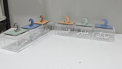 بوكس اكريليك مقسم