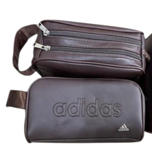 شنطة يد اديداس جلد جودة عالية