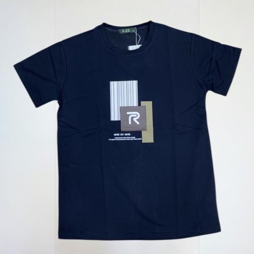 تيشيرت قصة عادي بطباعة وكتابة من الامام