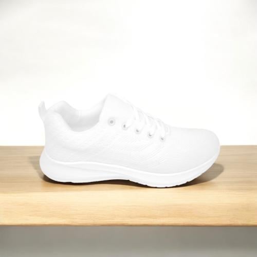 شوز رجالي ابيض ساده رياضة وكاجوال خفيف