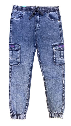 جينز جيبوب قصة عادية مسكة تحت بزم