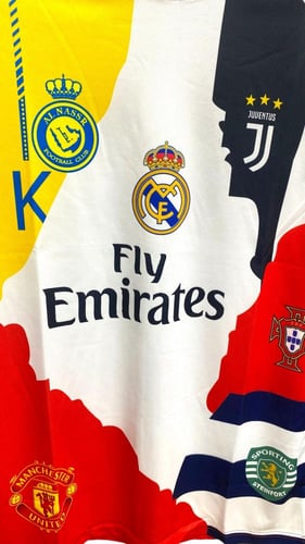 تيشيرت كريستيانو رونالدو اندية مجمعة رجالي رقم 7 ط...