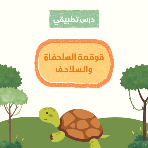 قوقعة السلحفاة - درس تطبيقي