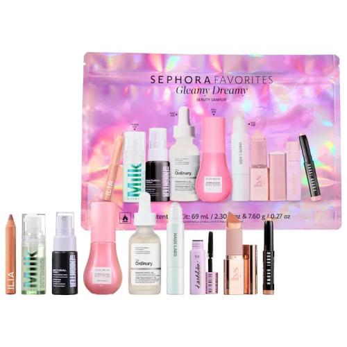 مجموعة سيفورا للمكياج و العناية ( Gleamy Dreamy Makeup and Skincare Value Set ) من Sephora Favorites