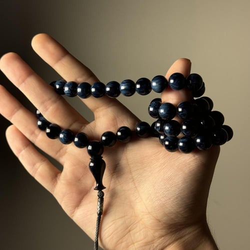 مسباح بكلايت تركوازي مموج - طربزونه فضه