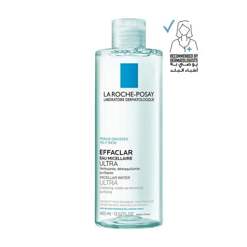 مزيل مكياج ماء الميسيلار إيفاكلار للبشرة الدهنية م...