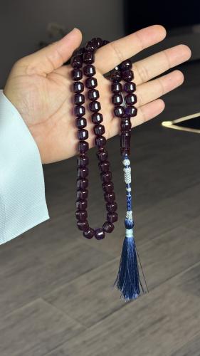 Purple reflection chameleon saffron rosary
