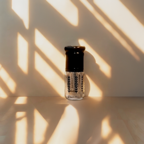 كرستال سدس تولة ميل زجاجي (أسود)