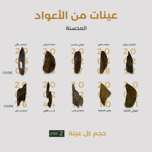 عينات من الأعواد المُحسّنة