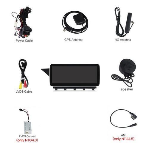 شاشة سيارة مرسيديس بنز BENZ GLK X204 2009-2012