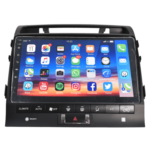 شاشة اندرويد لاندكروزر 2010-2014