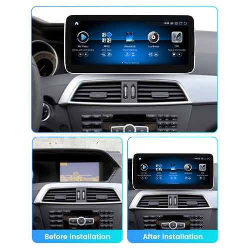 شاشة سيارة مرسيديس بنز BENZ C Class W204 2011-2014