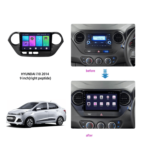شاشة و ديكور هيونداي I10 2014-2017