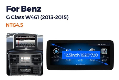 شاشة سيارة مرسيديس بنز BENZ G Class W463 2013-2015