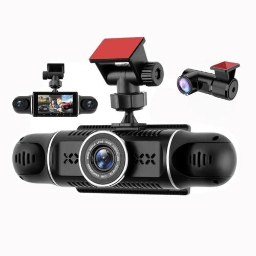 Dash camera with 4 lenses, Full HD 1080P resolution, with Wi-Fi and GPS support to document all the details of your trip safely an...