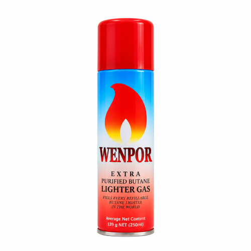 غاز ولاعات WENPOR Extra Purified Butane 250 مل