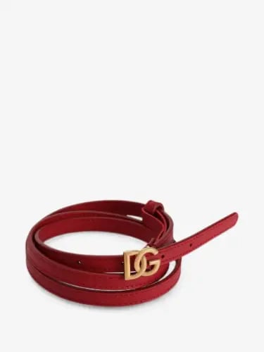 حزام dolce&gabbana احمر