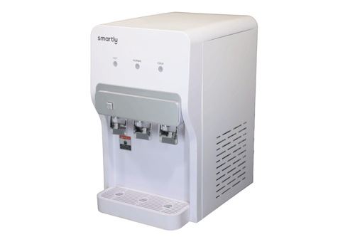 مبرد سمارتلي ديلوكس بخزانات داخلية لون أبيض