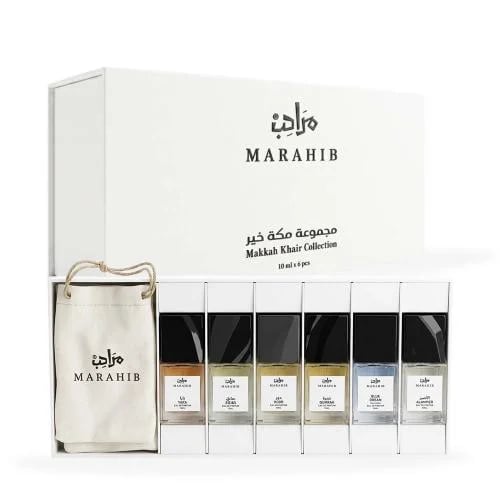 بكج مكة خير 6 عطور فاخرة | 10 مل لكل عطر