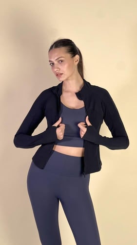 slay all day jacket- black