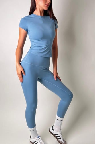 IT girl top - ocean blue