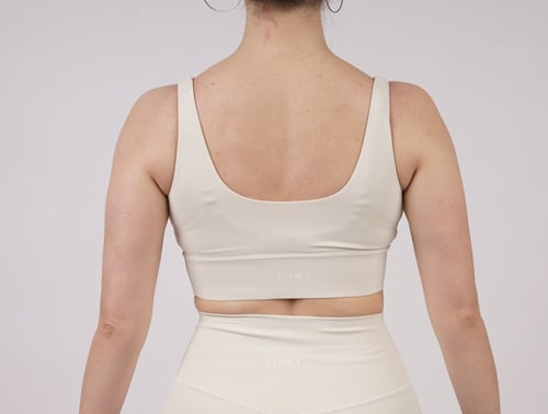 All day sport bra-off white