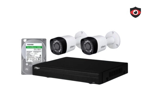 كاميرات مراقبة دهوا - 2 كاميرات 8 ميجا داخلية أو خ...