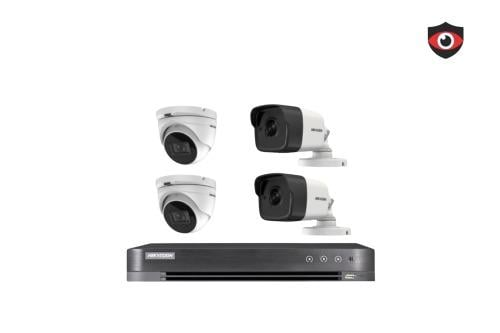 عدد 4 كاميرات 8 ميجـا هيكفيجن- داخلية او خارجية مع...