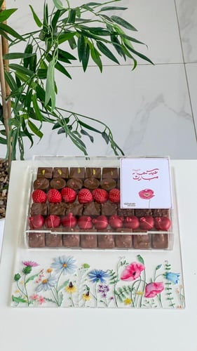 صينيه اكريلك مكس شوكلت